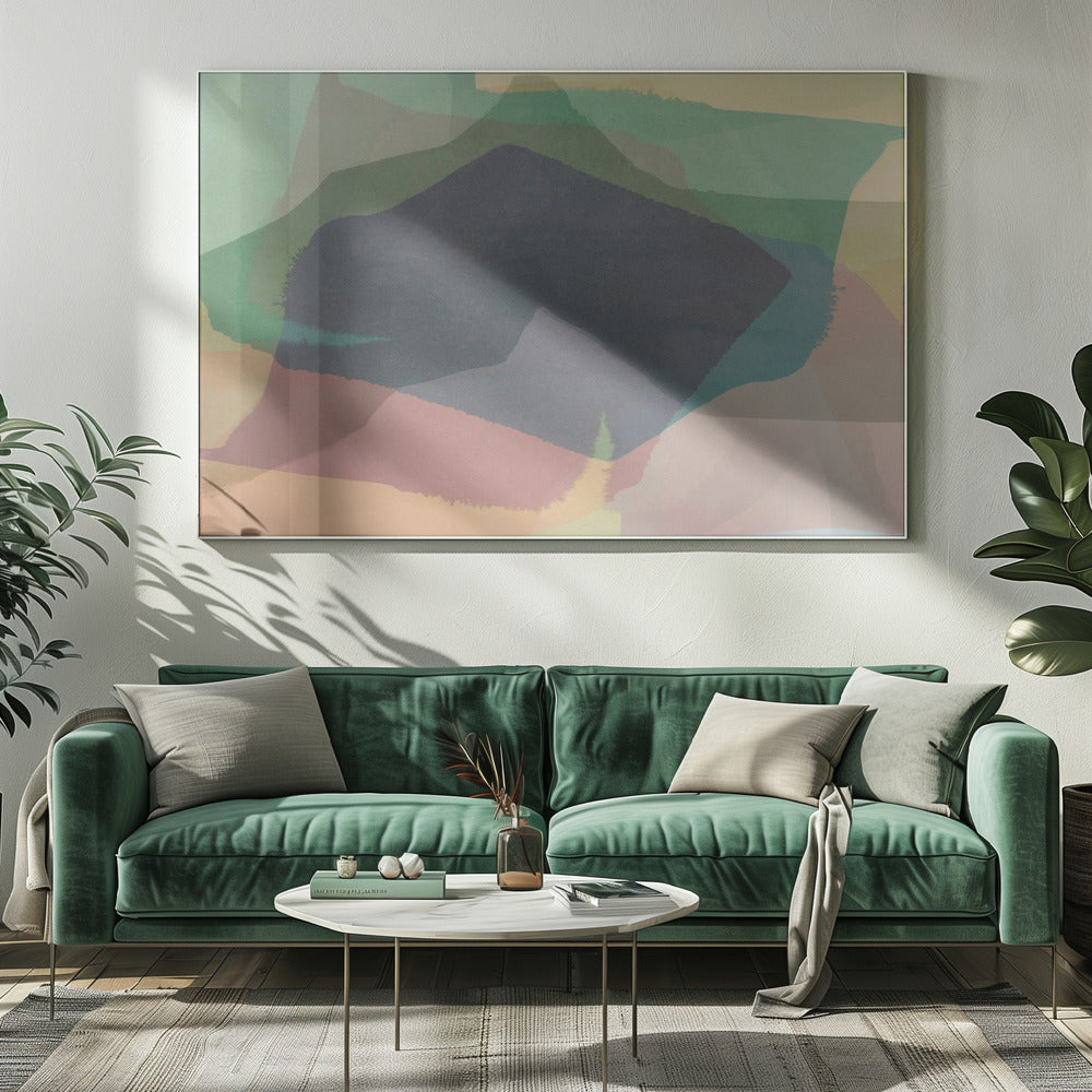 Abstract Dipped Landscape 6 | Canvas