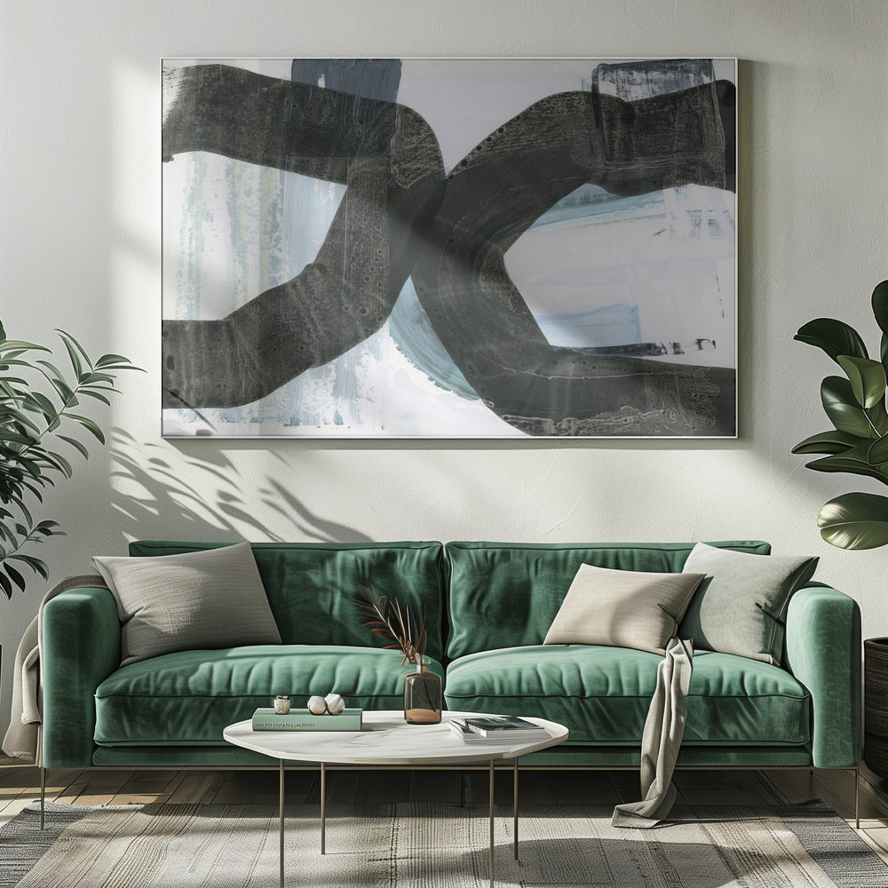 Black Texture Meeting 2 | Canvas