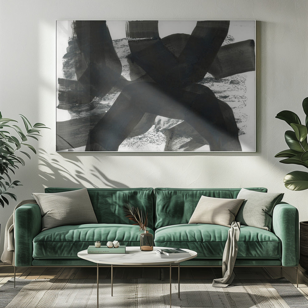 Black Texture Meeting 3 | Canvas