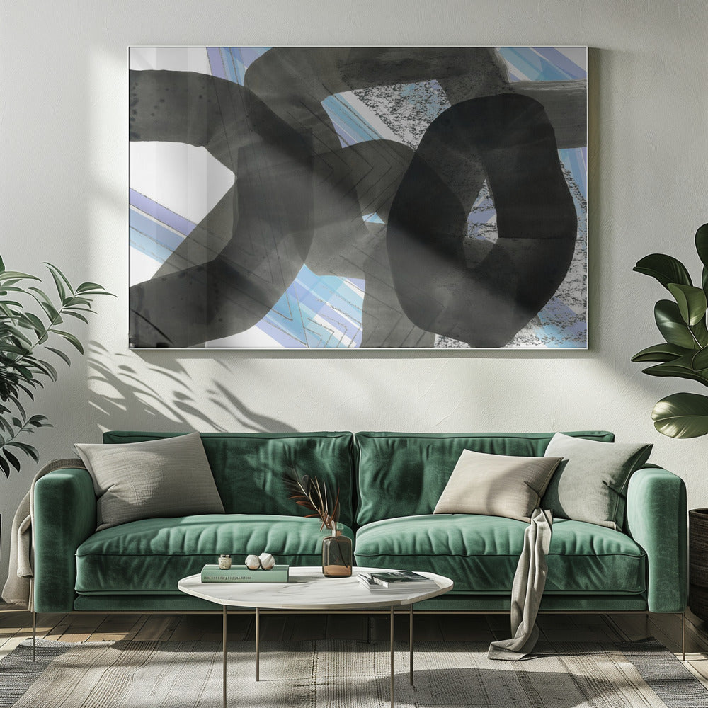 Black Texture Meeting 4 | Canvas