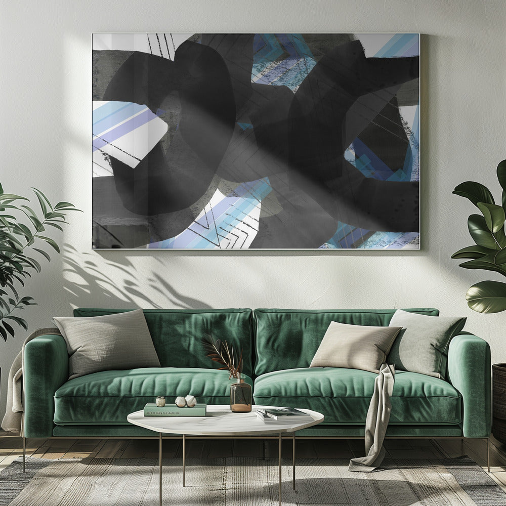 Black Texture Meeting 5 | Canvas