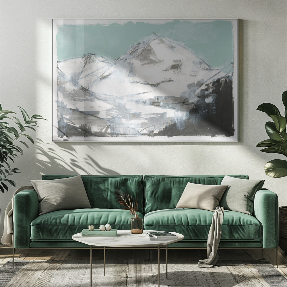 White Mountains Print No2 | Canvas