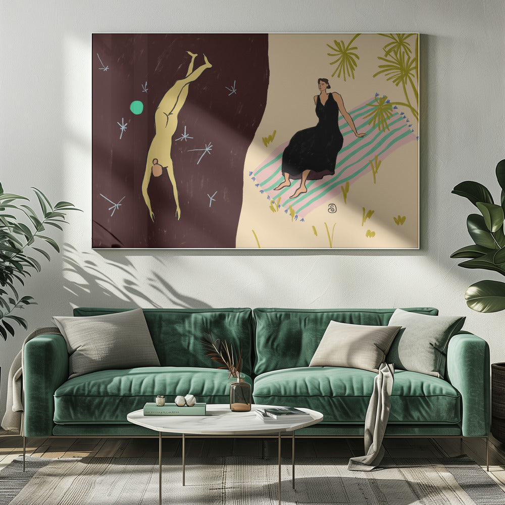 Diving Figure | Canvas