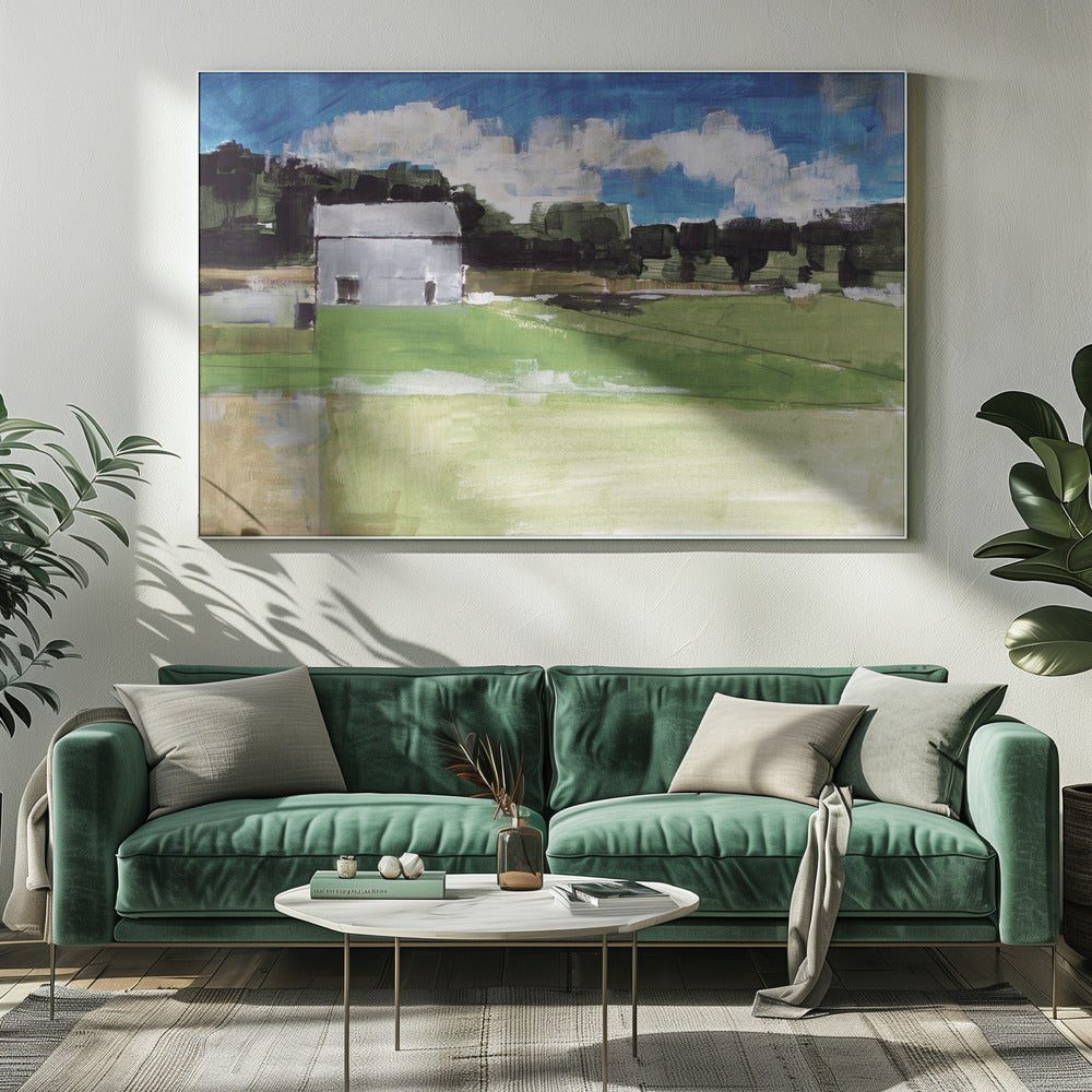 Barren Farm Barn Print No 2 | Canvas