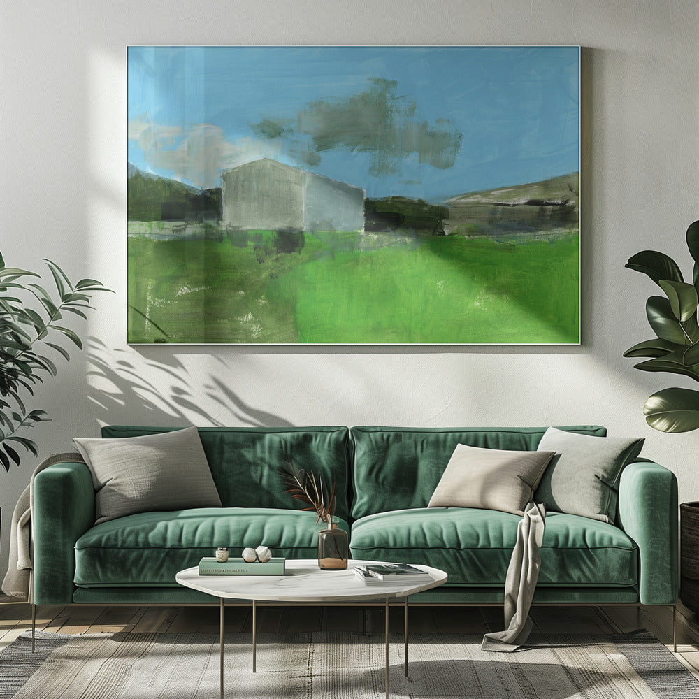 Barren Farm Barn Print No 1 | Canvas