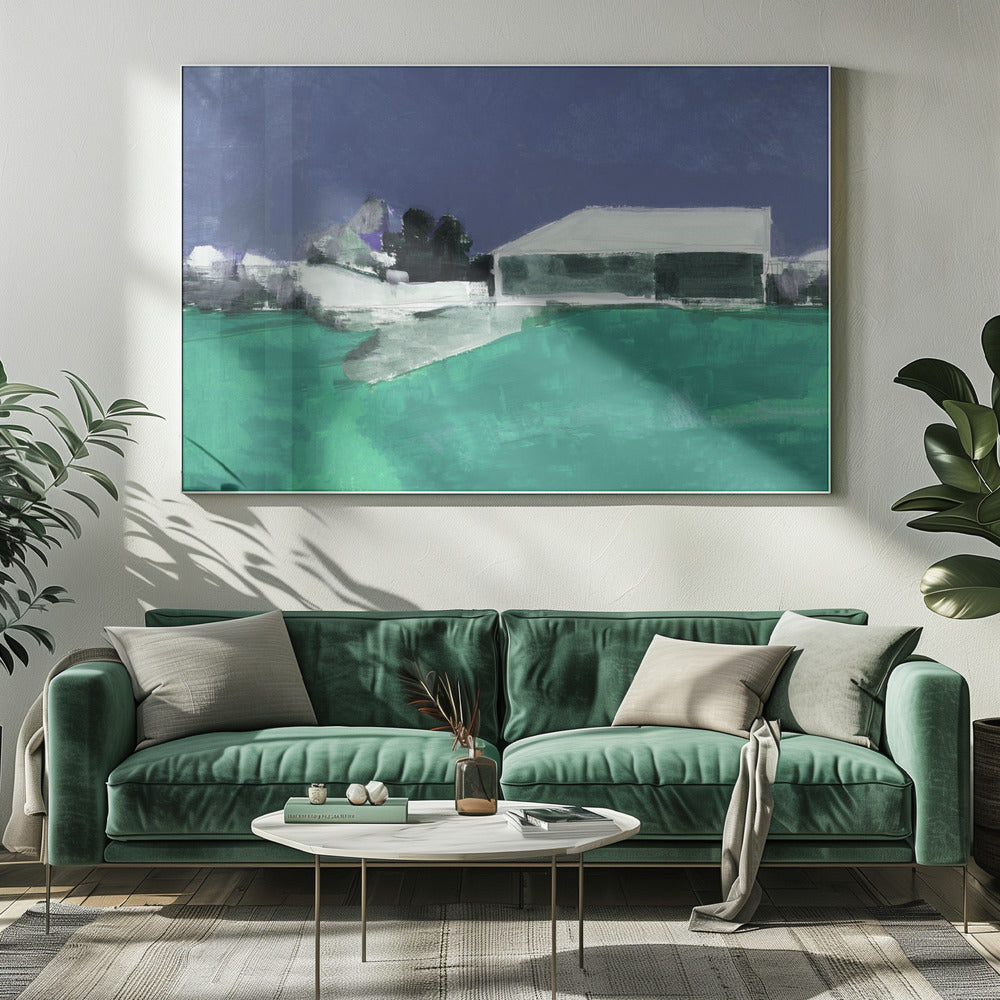 Modern Farm House No 1 | Canvas