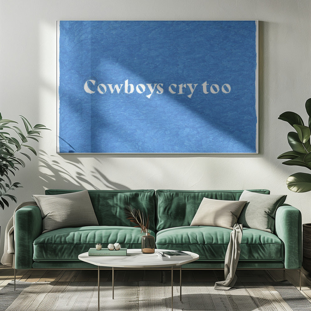 Cowboys Cry Too 2 | Canvas