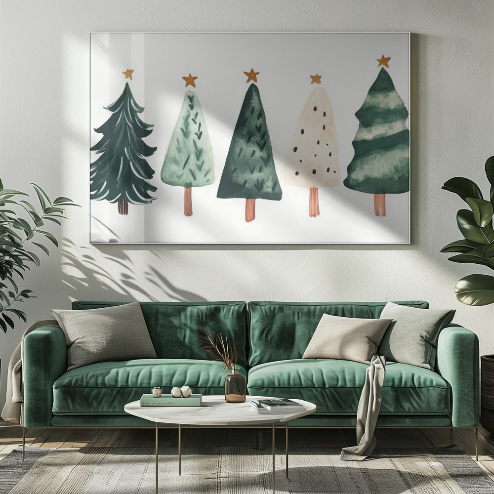 Whimsical Pines | Canvas