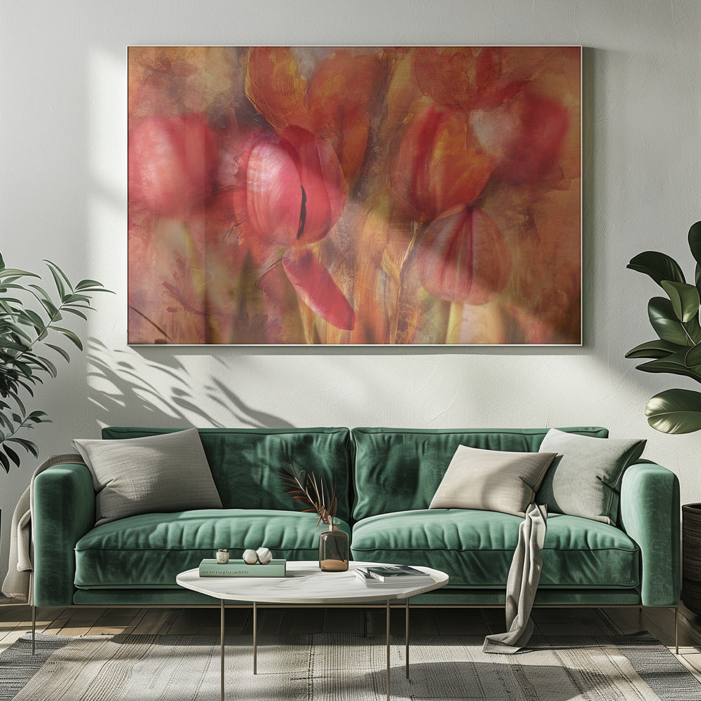 Painterly Tulips | Canvas