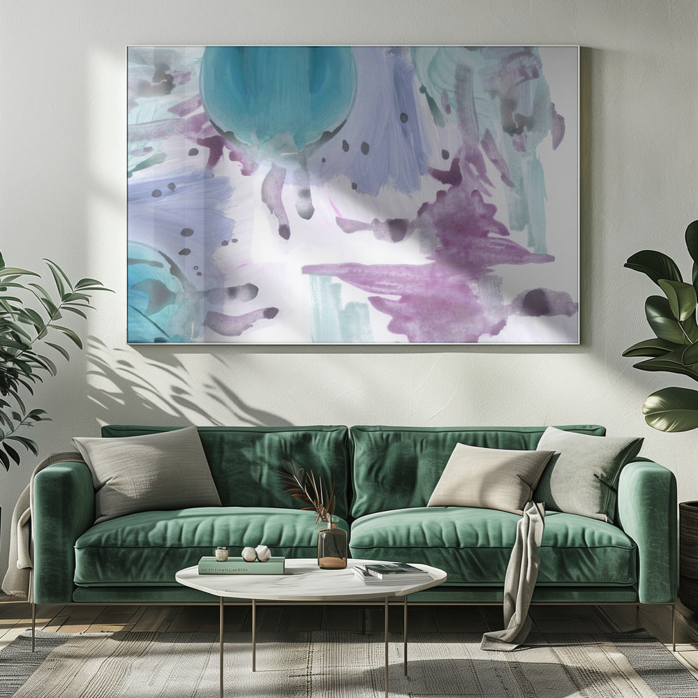 Aquarelle Organic Shapes 2 | Canvas