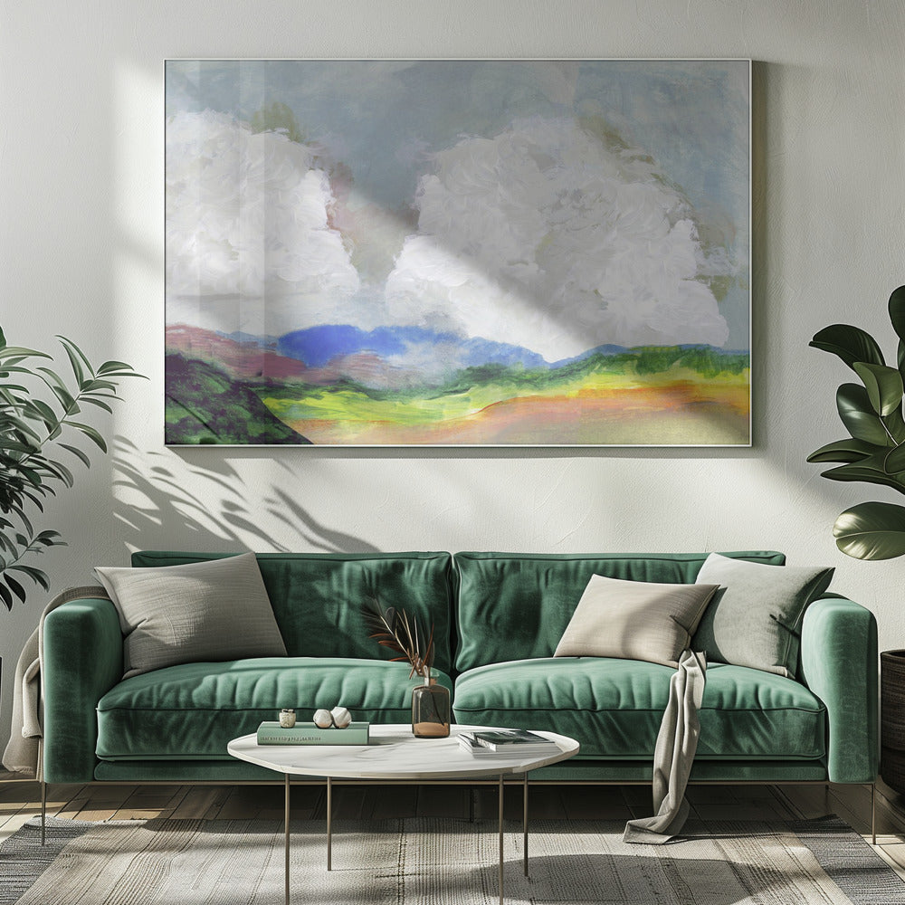 Big Clouds Landscape 2 | Canvas