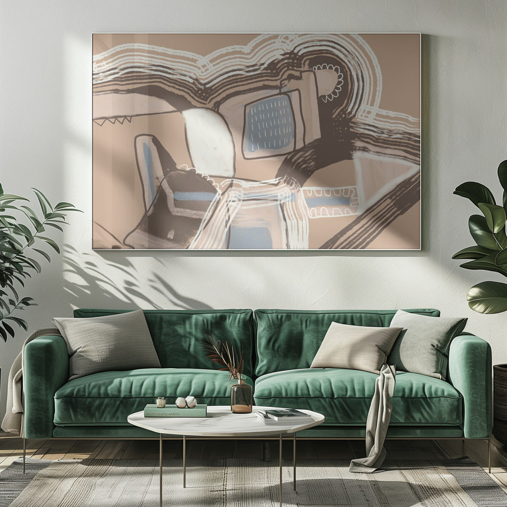 Road to Life Abstract | Canvas