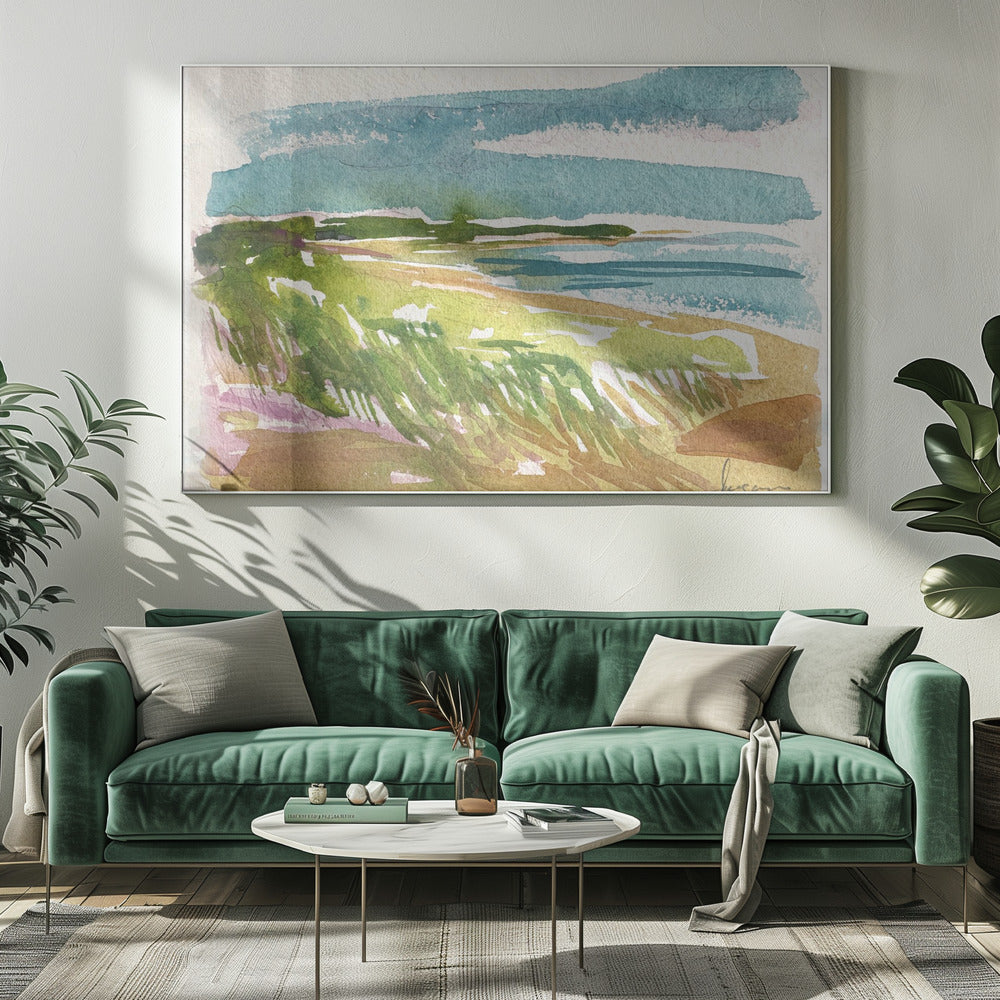 Blue skies colorful | Canvas