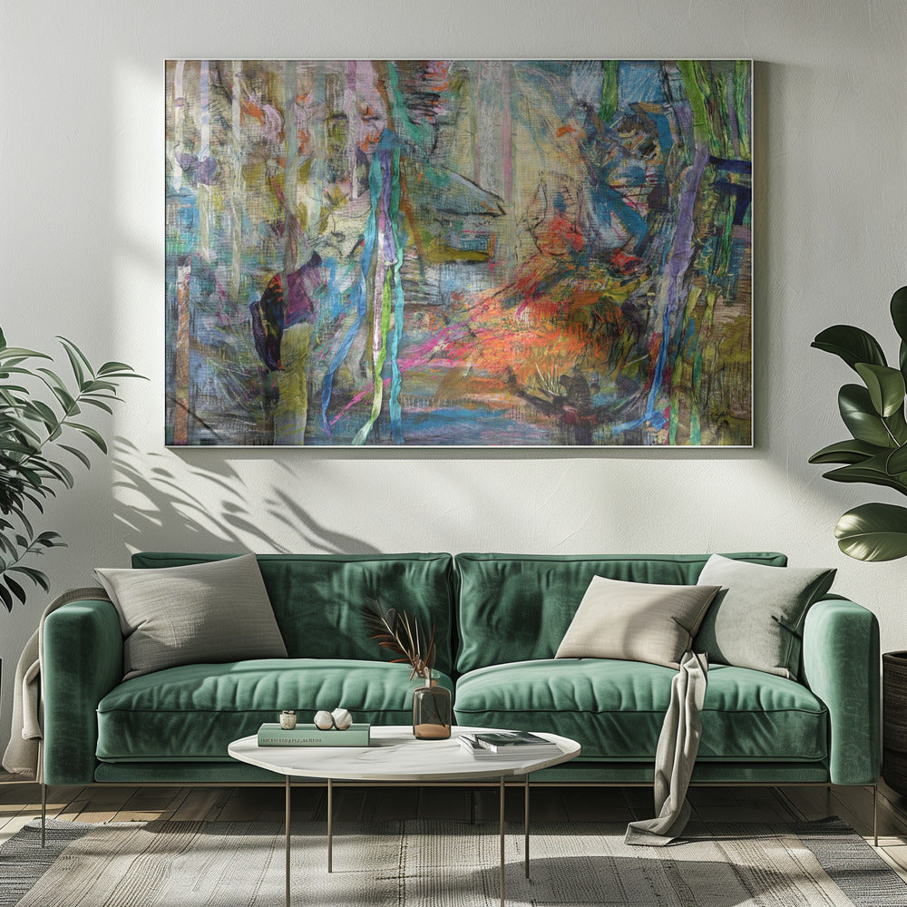 Mystical Forest Glow | Canvas