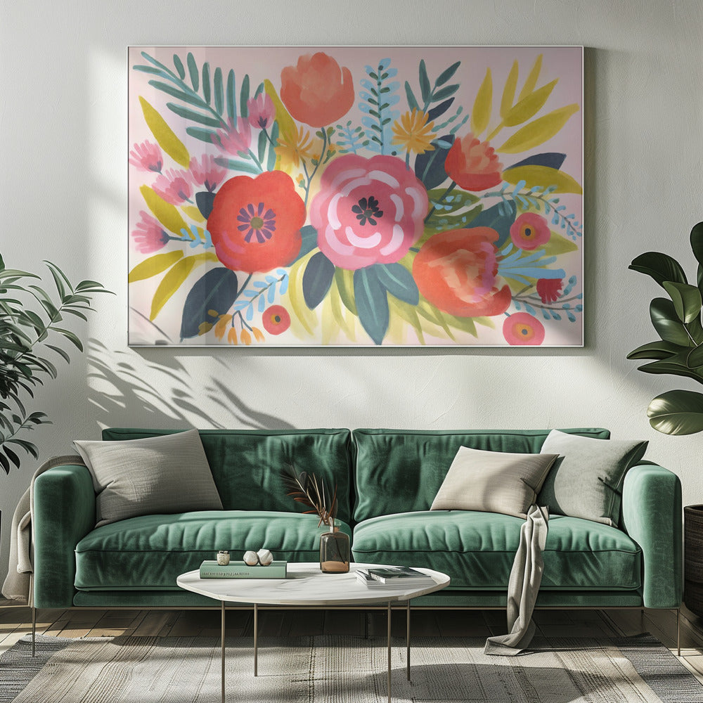 Whimsy Spring Garden | Canvas