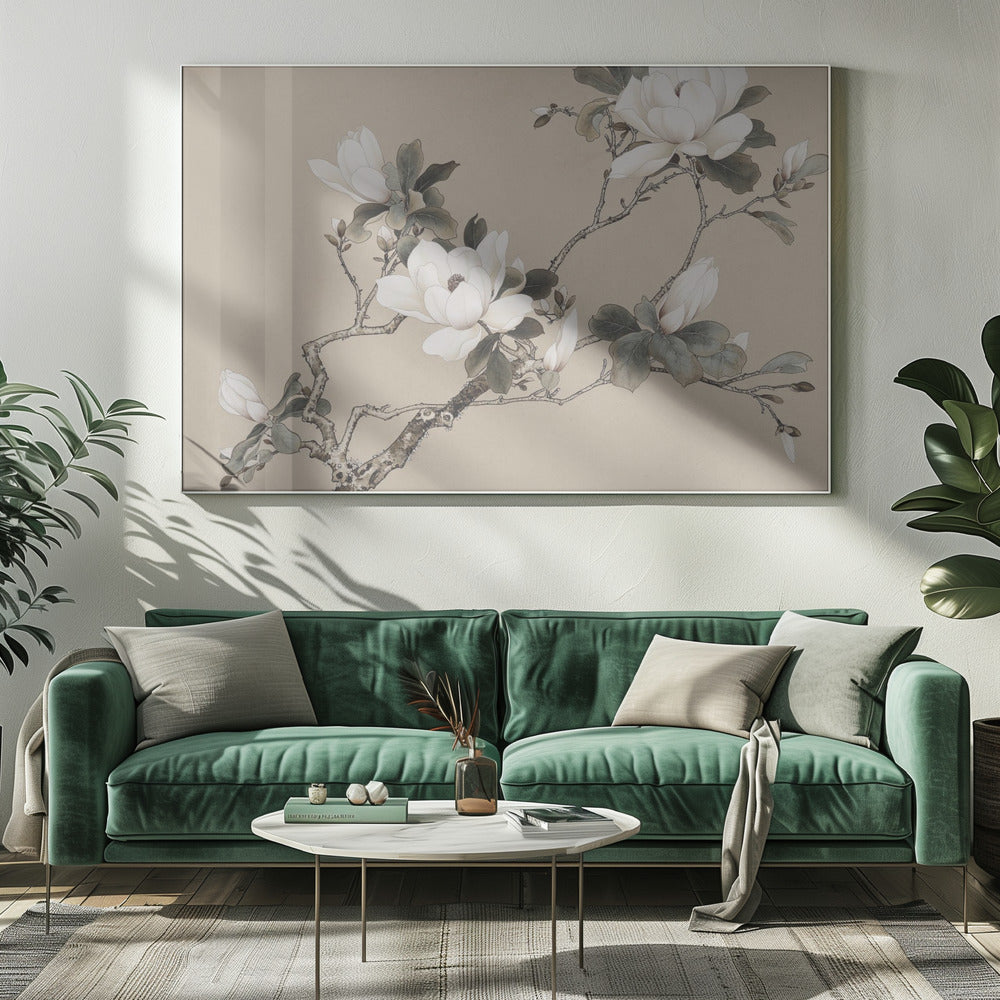 Chinoiserie Magnolia 005 | Canvas
