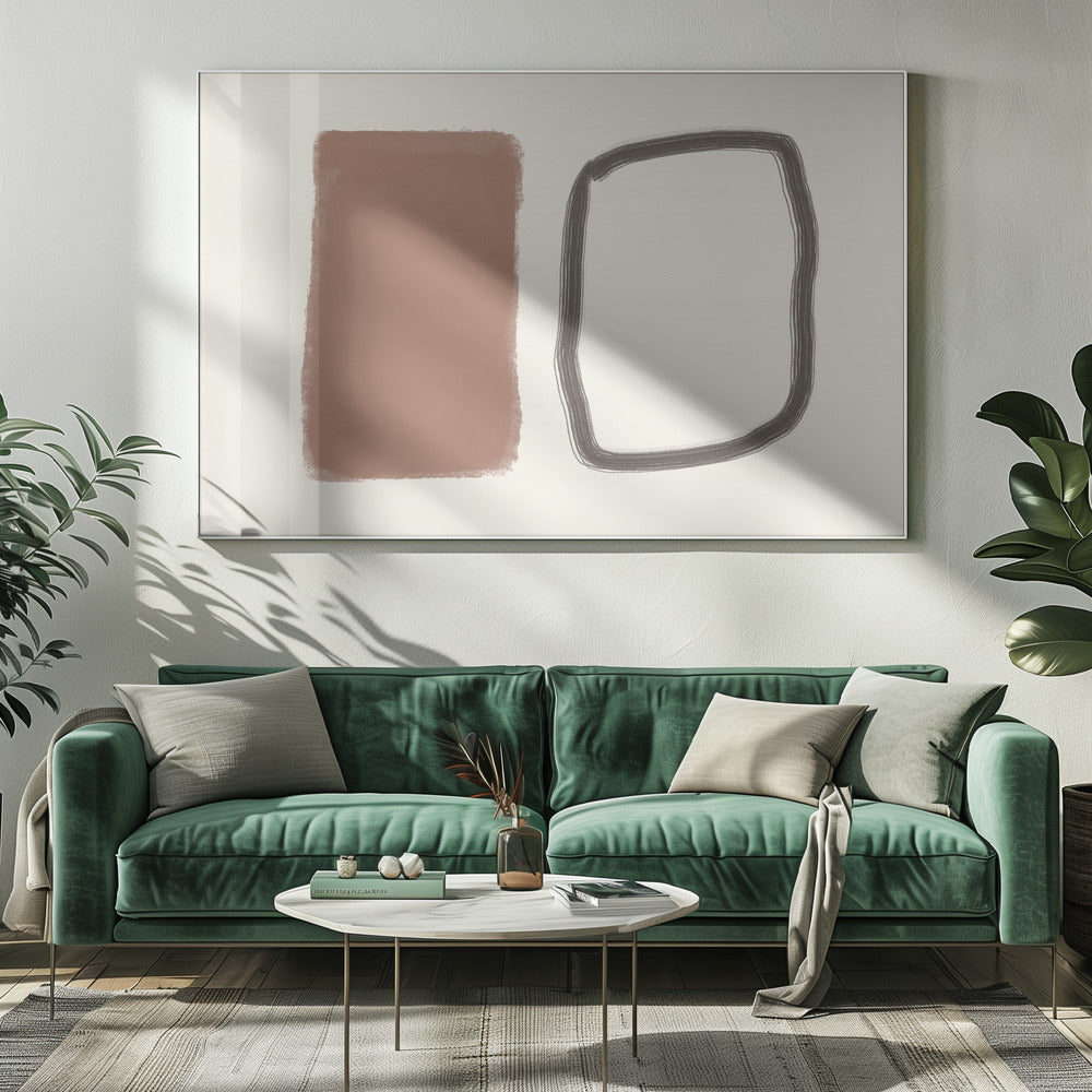 Shapes in Contrast | Canvas
