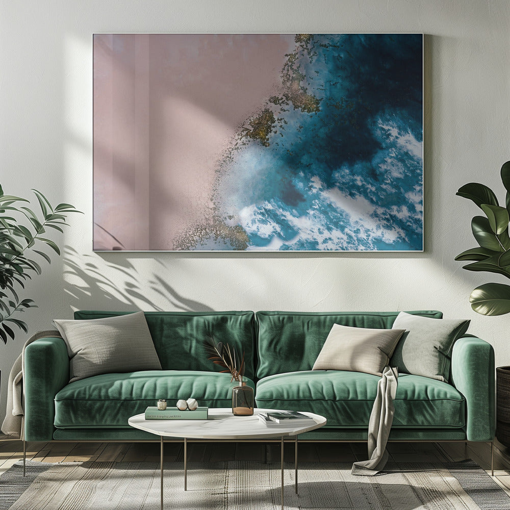 Aerial Coastal - Wind Swept Beach | Canvas