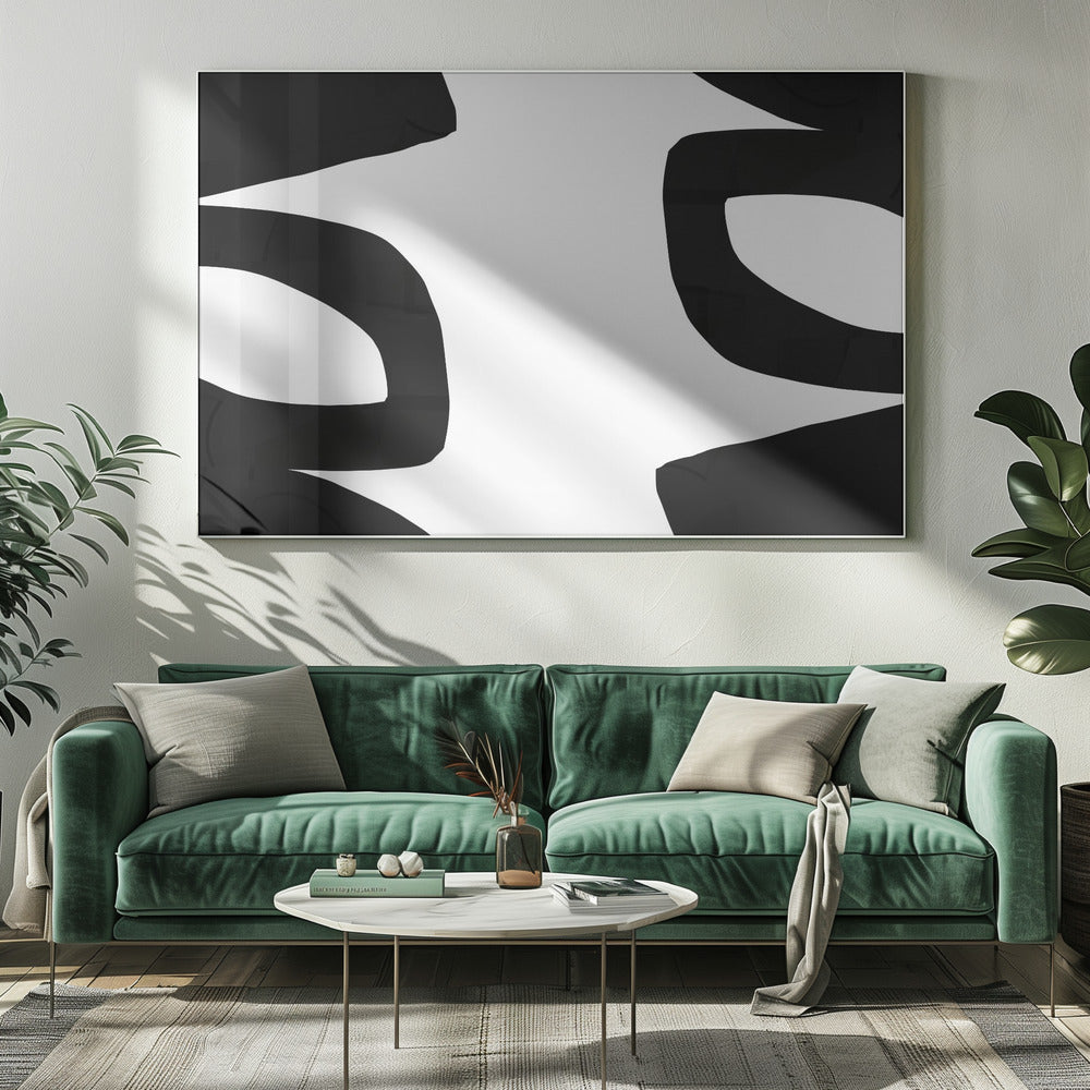 Big Black Shapes 2 | Canvas