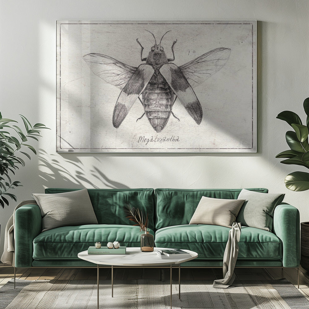 Intricate Insect Sketch | Canvas