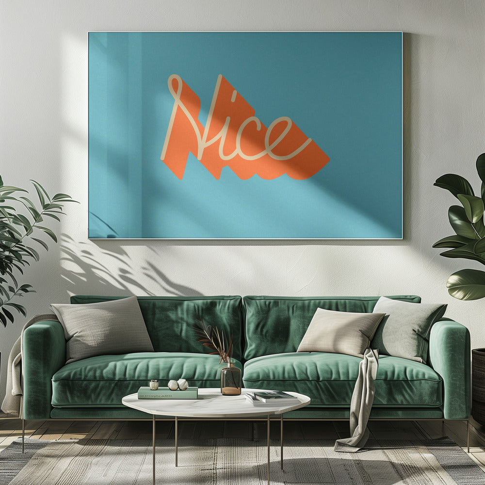 Retro-Style Typography with Vibrant Color | Canvas