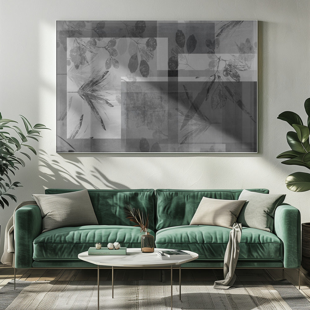 Abstract Botanicals in Neutral Tones | Canvas