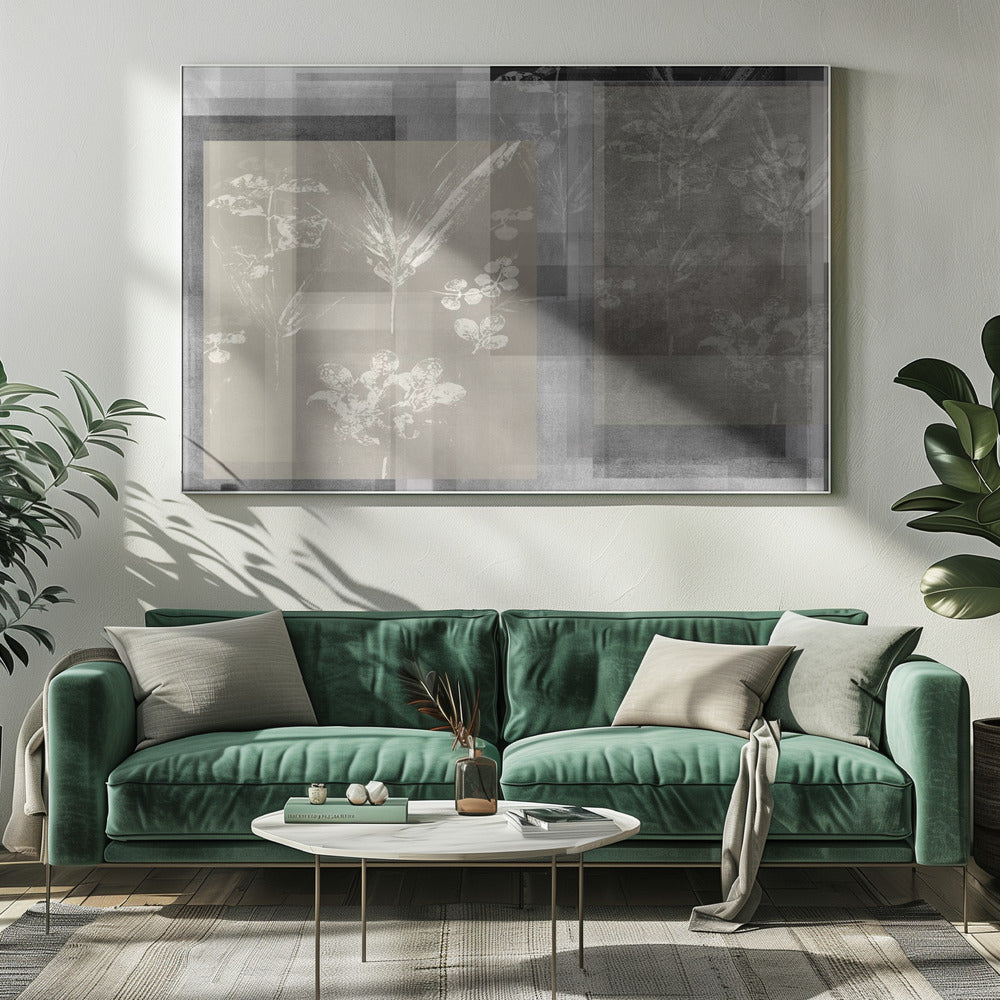 Abstract Botanicals in Neutral Tones | Canvas