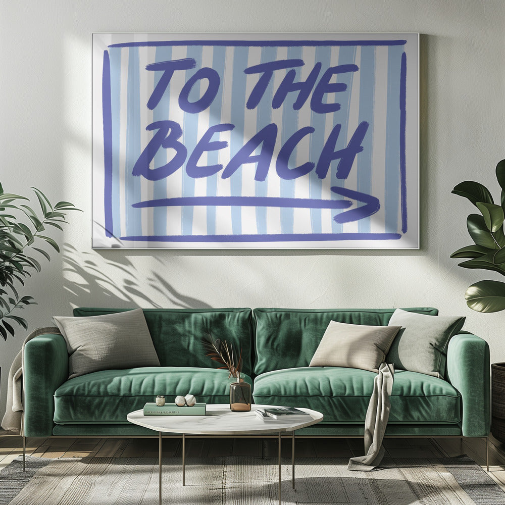 Beach Bound Signage | Canvas