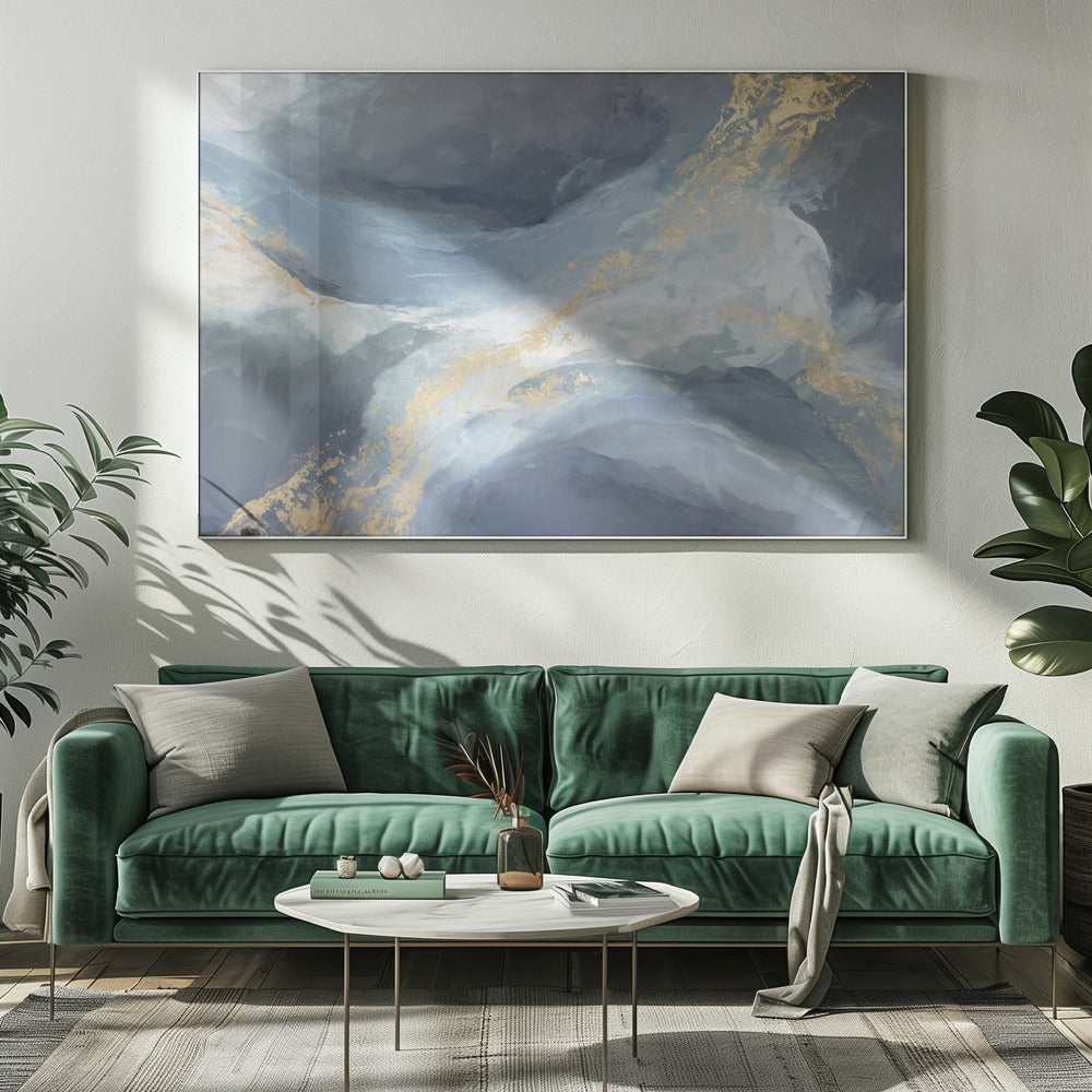 Golden Currents | Canvas