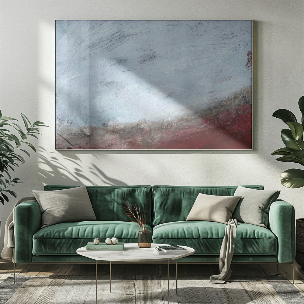 Crimson Horizon | Canvas