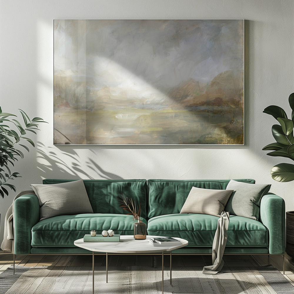 Misty Morning Vista | Canvas