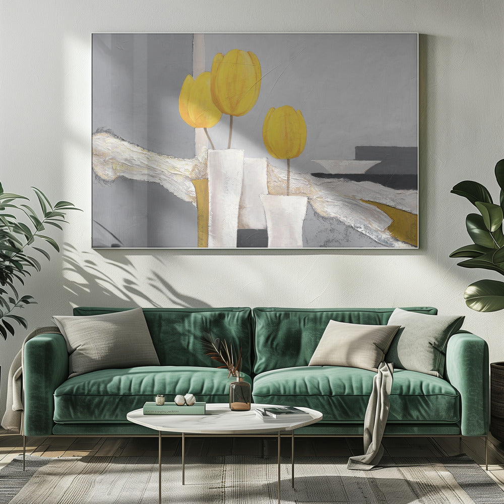 Golden Tulip Trio | Canvas