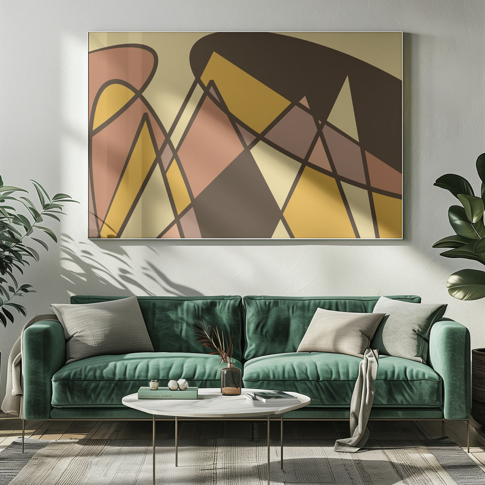 abstract golden | Canvas
