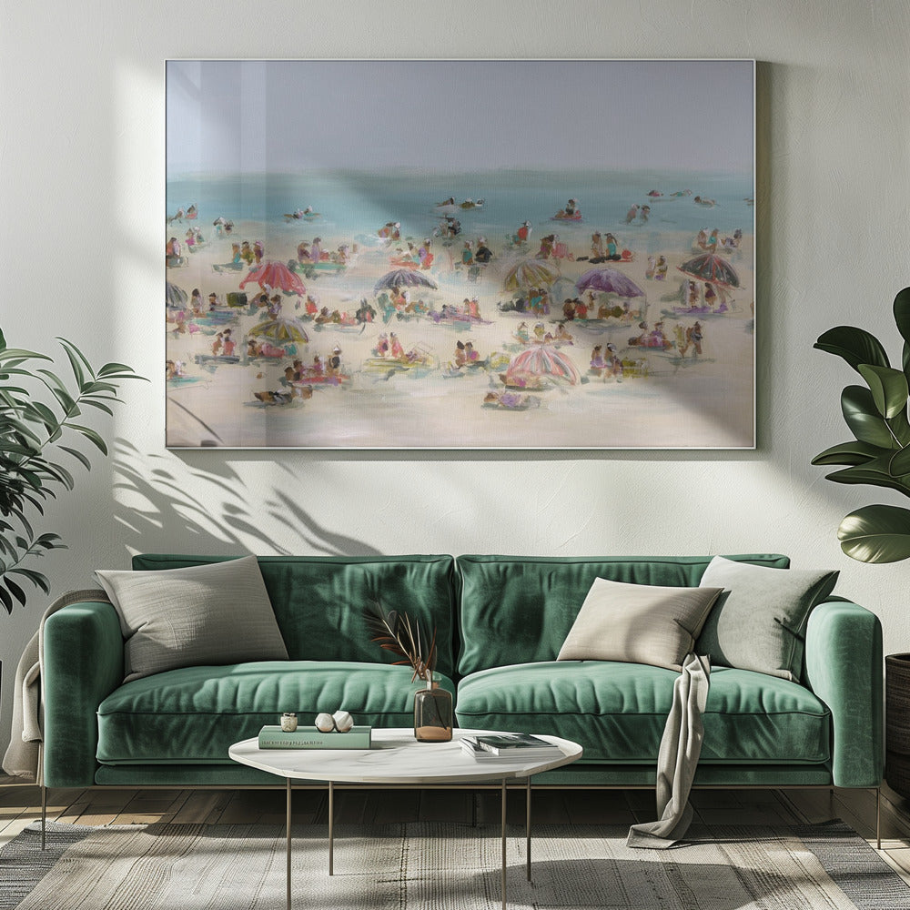 Impressionist Beach Scene | Canvas