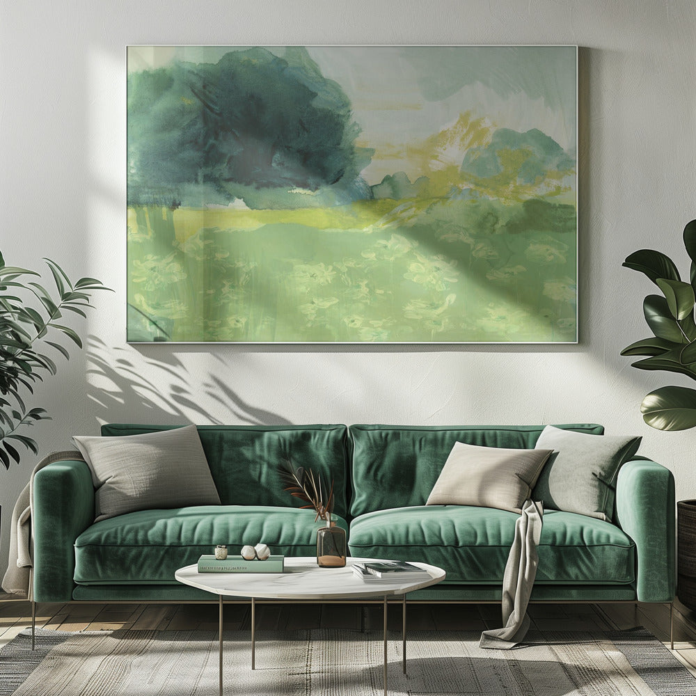 Emerald Meadow Dreams | Canvas