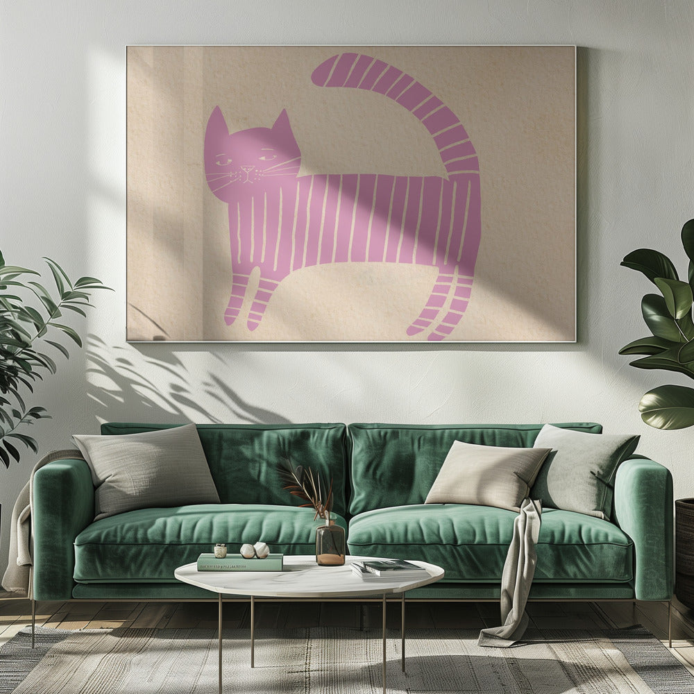 Pinkcat nursery | Canvas