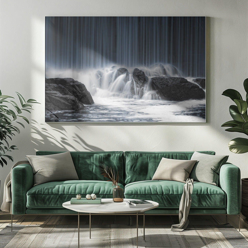 The Blue Curtain | Canvas