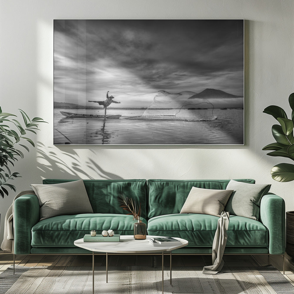 man behind the nets | Canvas