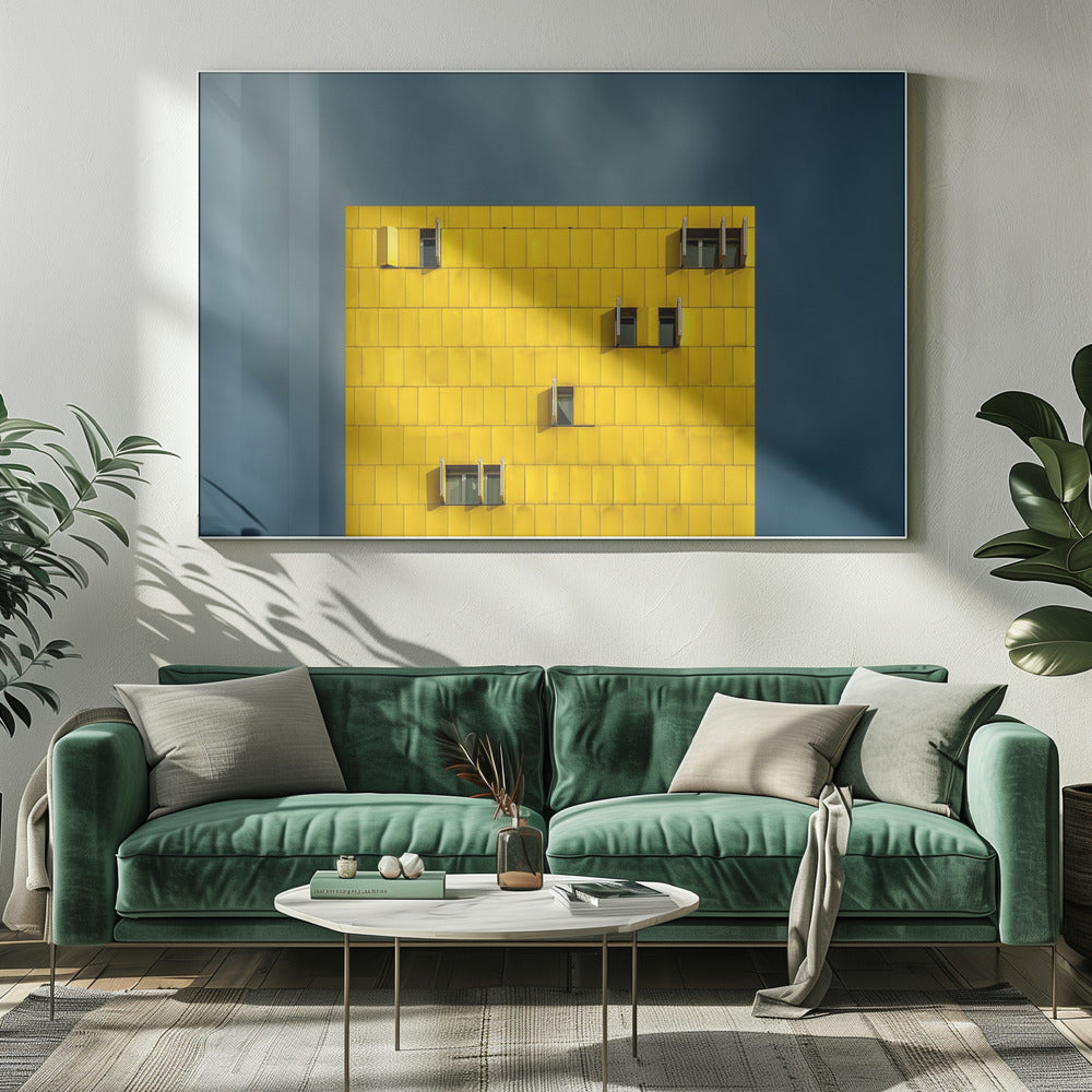 Yellow and blue | Canvas