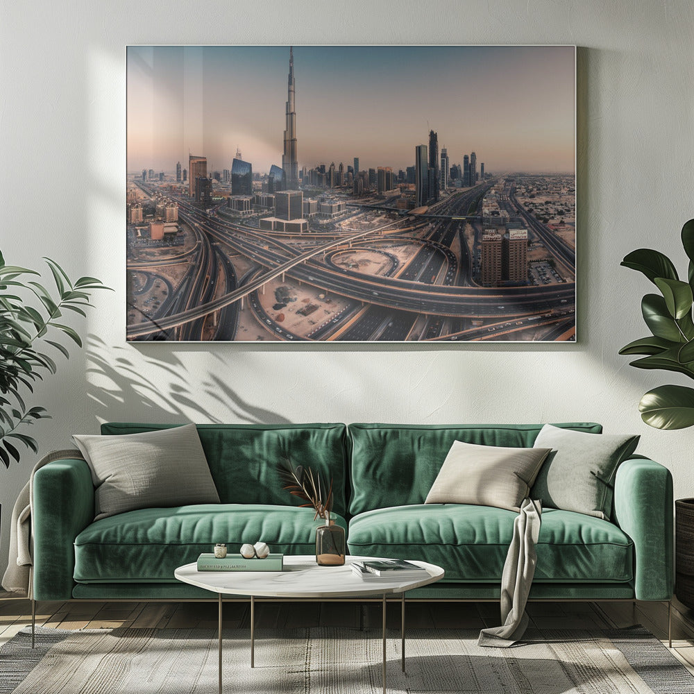 Dubai Skyline Panorama | Canvas