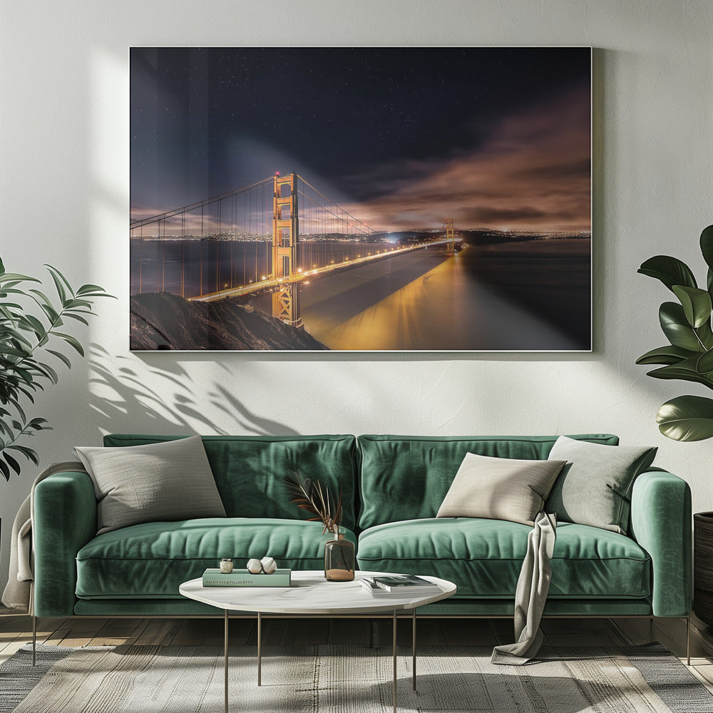 Golden Gate to Stars | Canvas