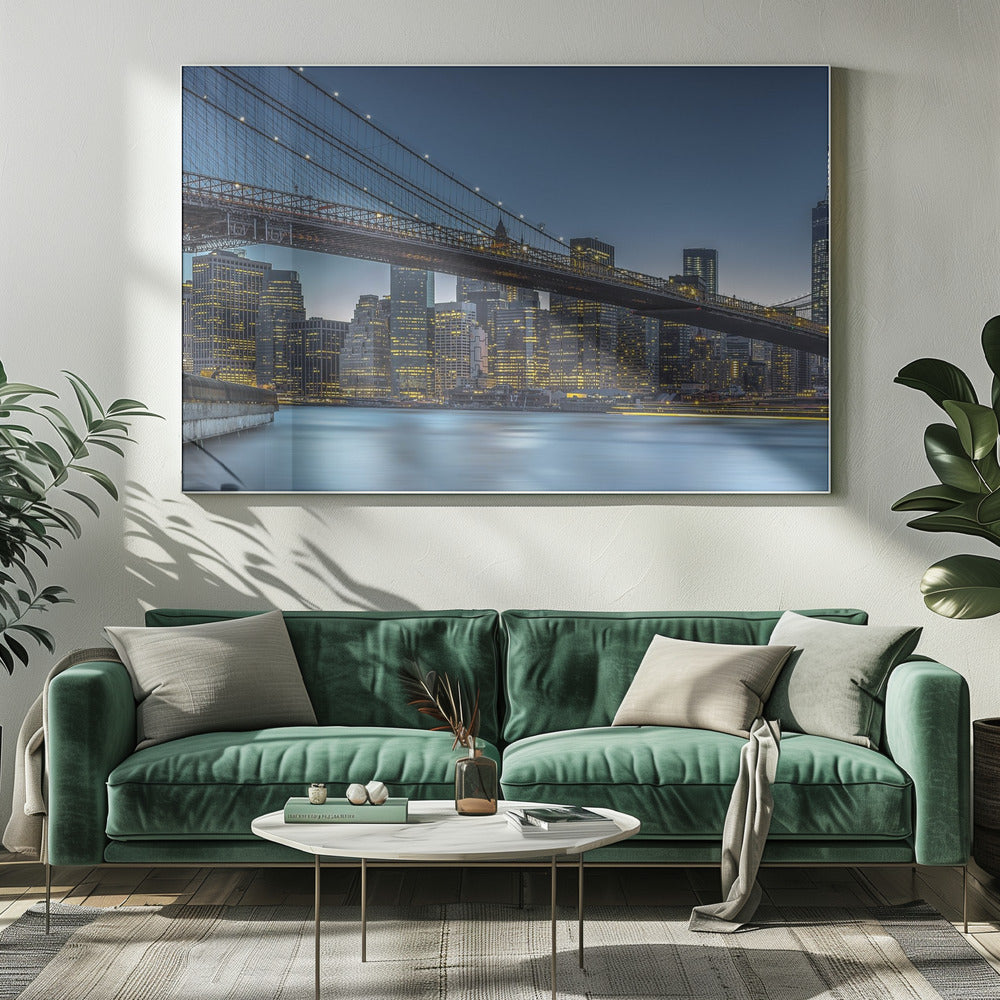 New York - Blue Hour over Manhattan | Canvas