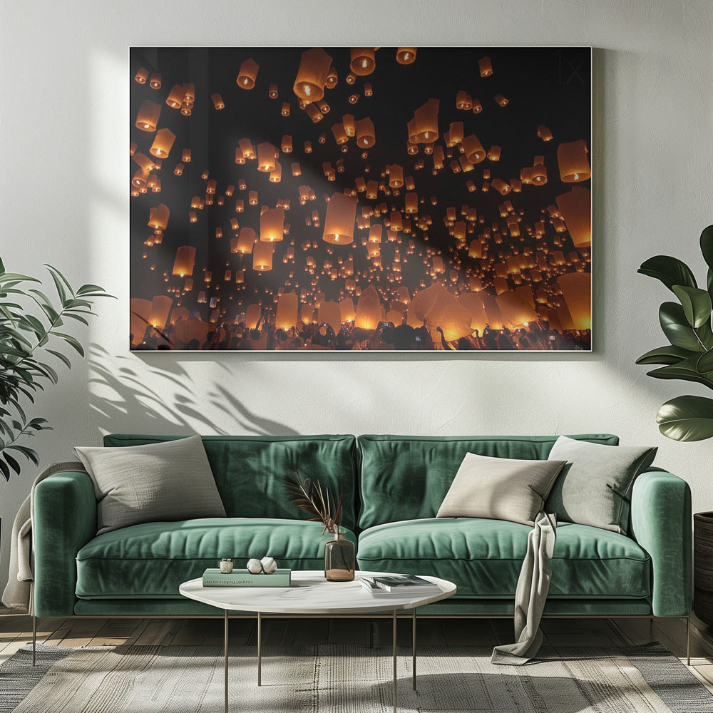 Floating Lanterns | Canvas