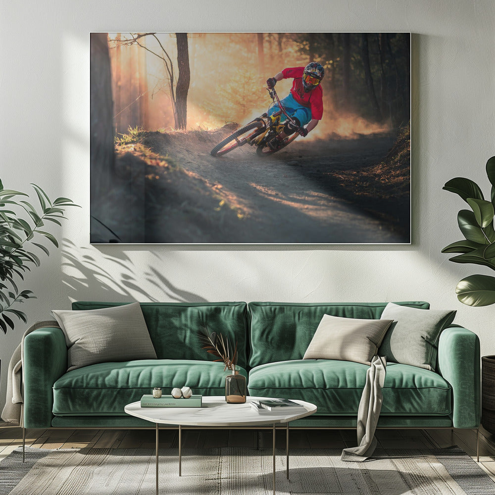 Golden Bermed Corner | Canvas