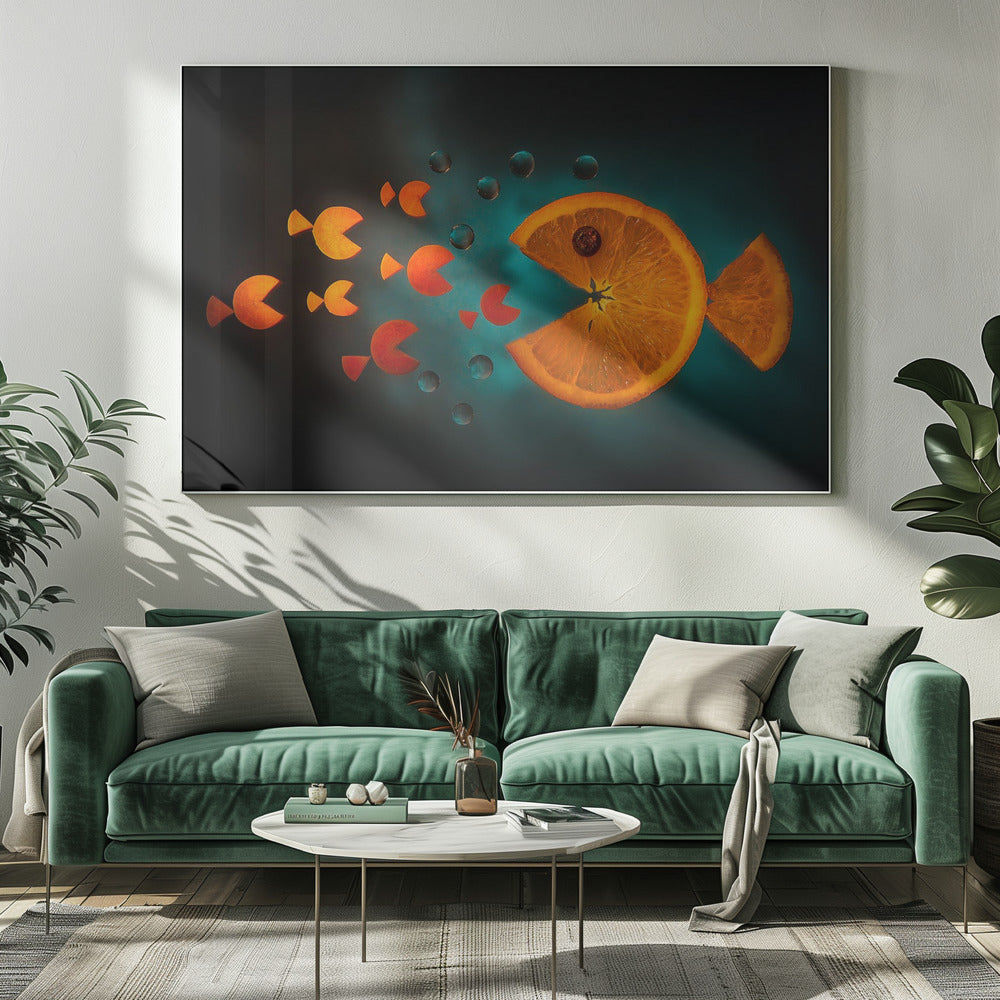 Orange fish | Canvas