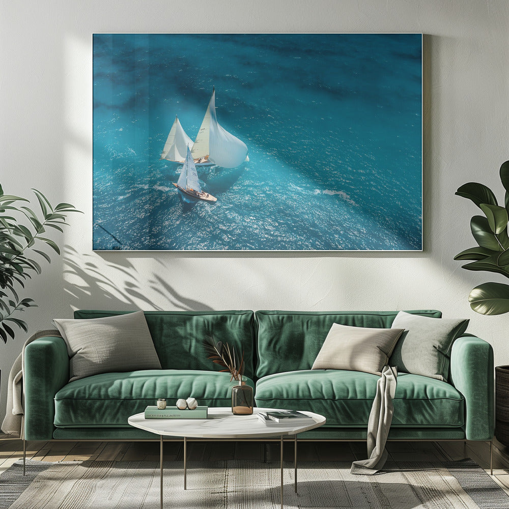 Croisement bleu | Canvas