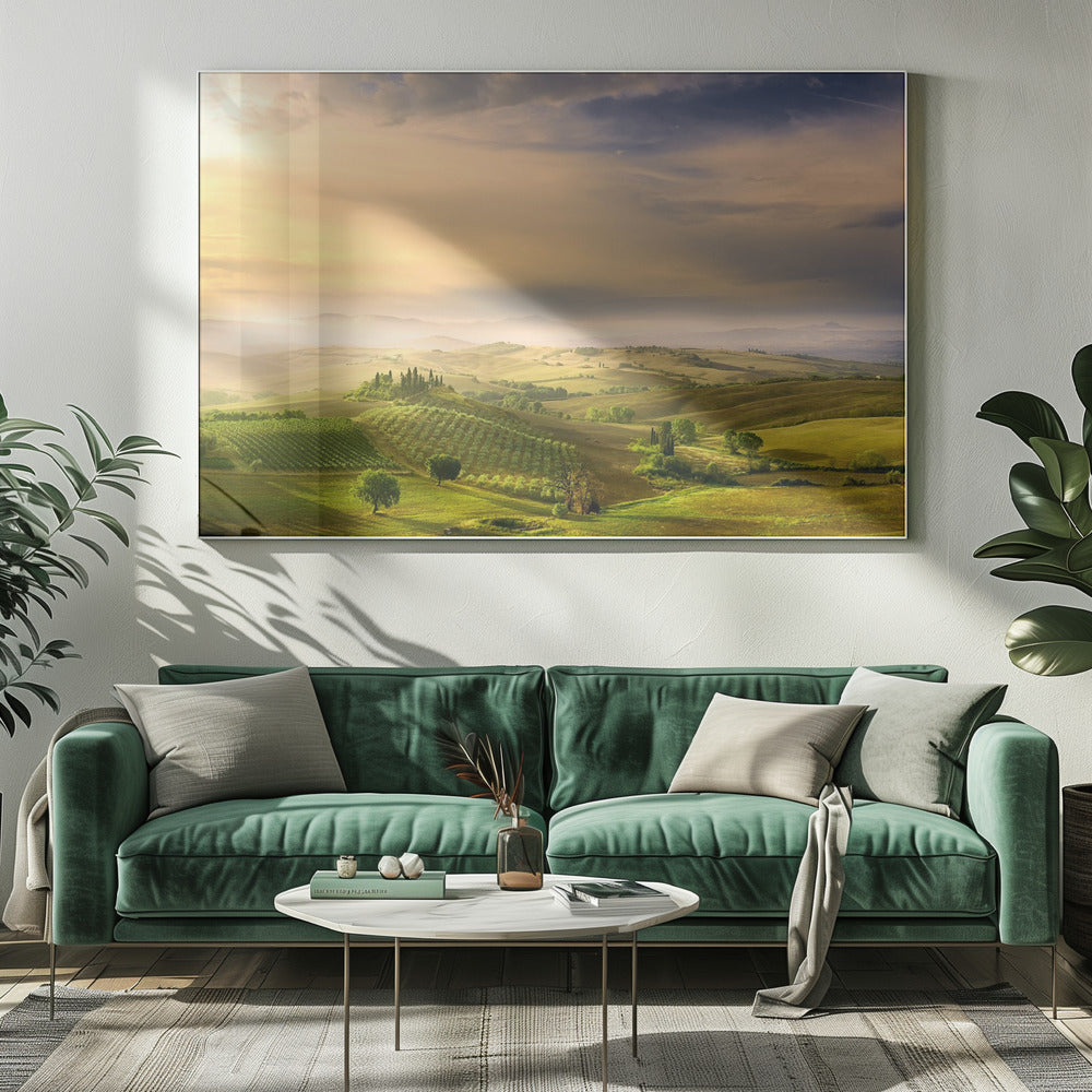 Podere Belvedere's Sunrise | Canvas