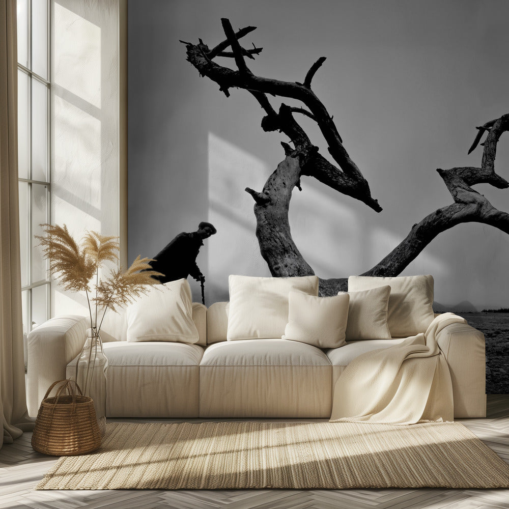 Old Man and Tree | Wallpaper