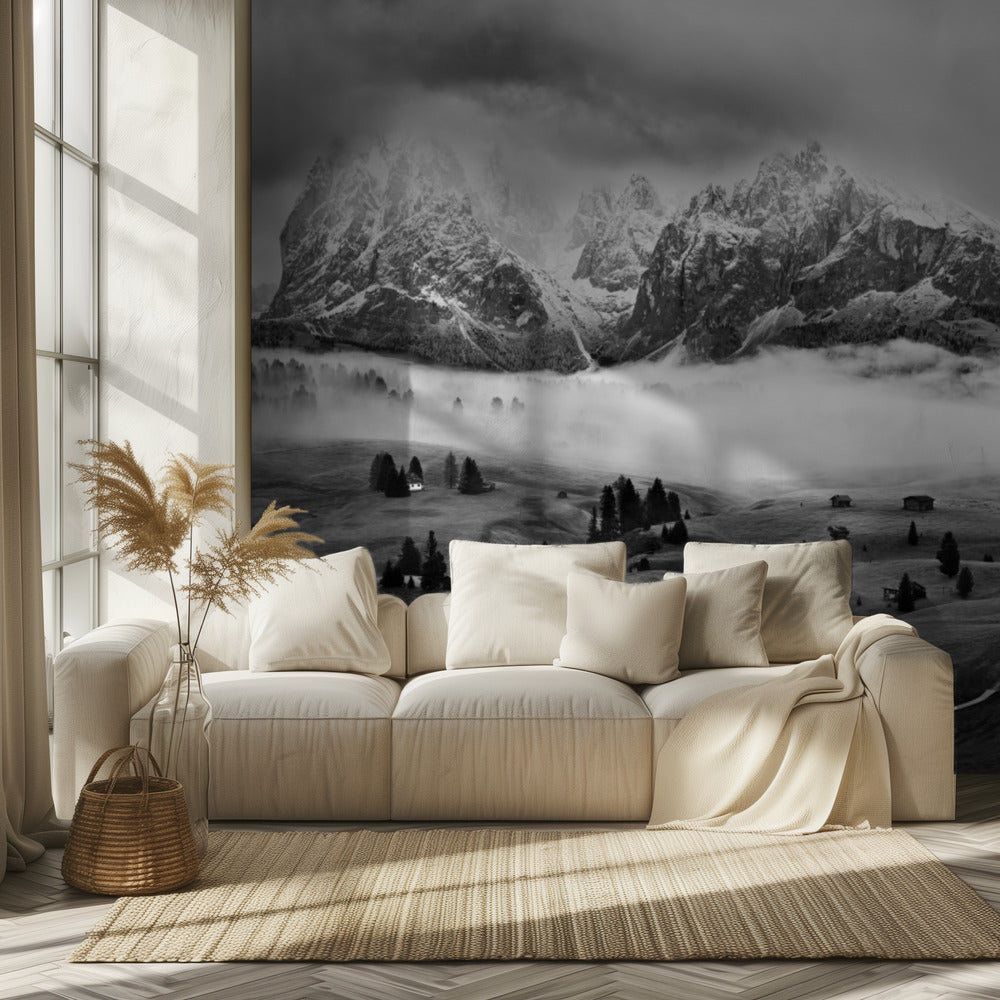 Foggy Dolomites | Wallpaper