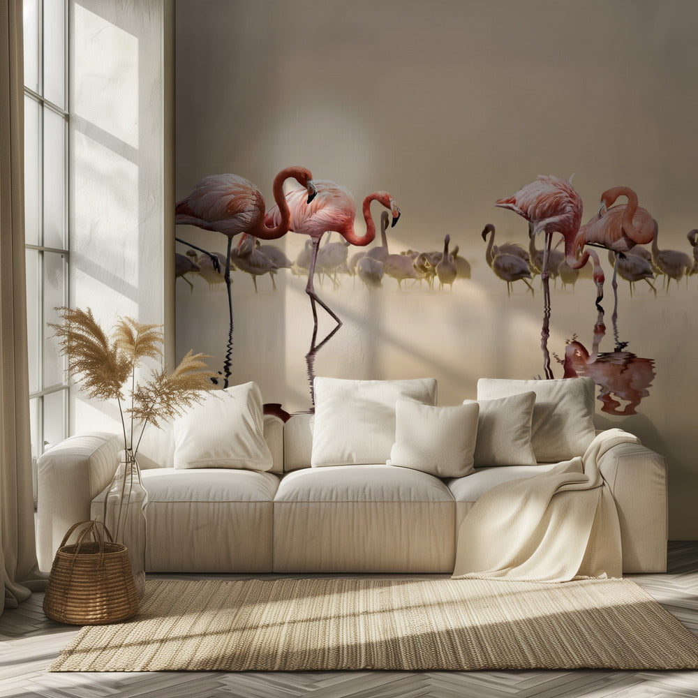 FLAMINGOS | Wallpaper